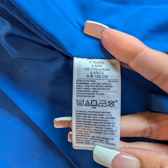 NWOT Boy's GAP Camo Puffer Vest 4T 💙 - Picture 6 of 7